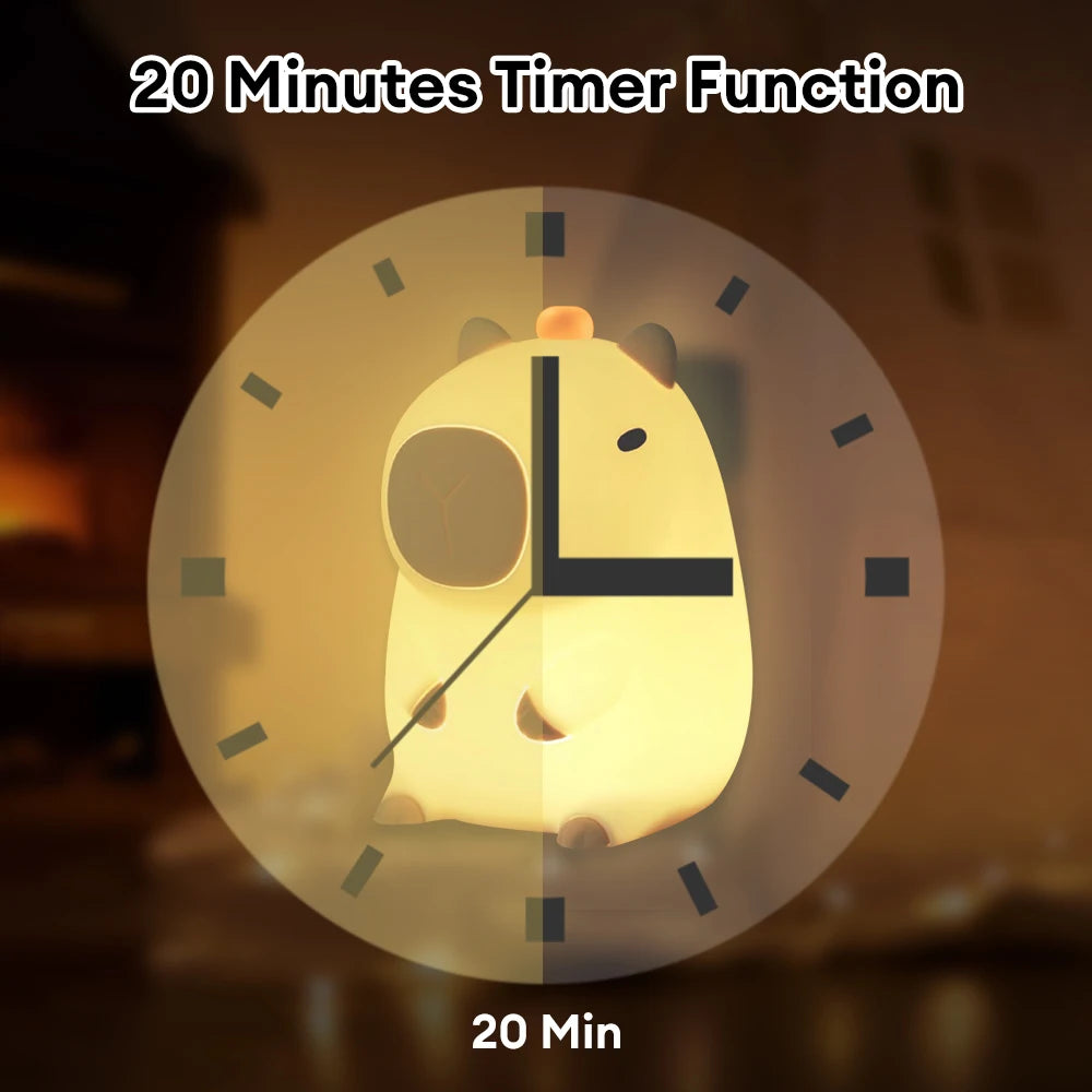 Capybara Night Light